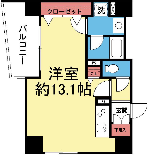洋室13.1帖