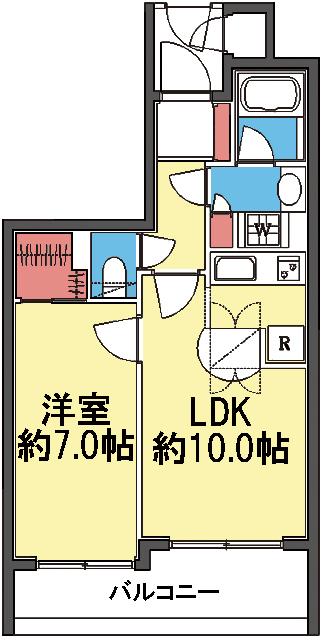 WIC付き1LDK