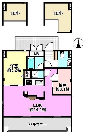 二人入居向けです