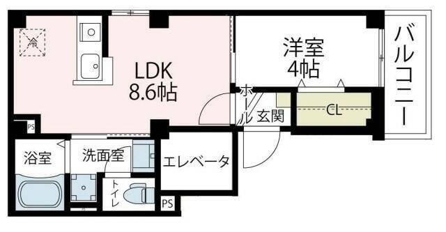 1LDK貸マンションです！