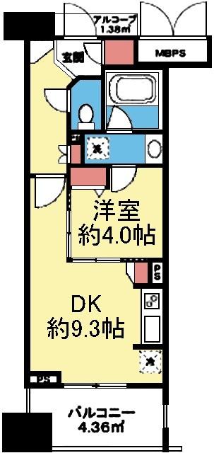 35.82㎡の1DK