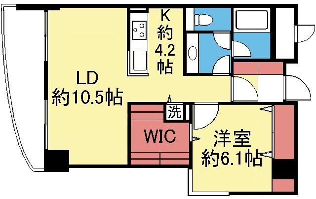 WIC付き1LDK