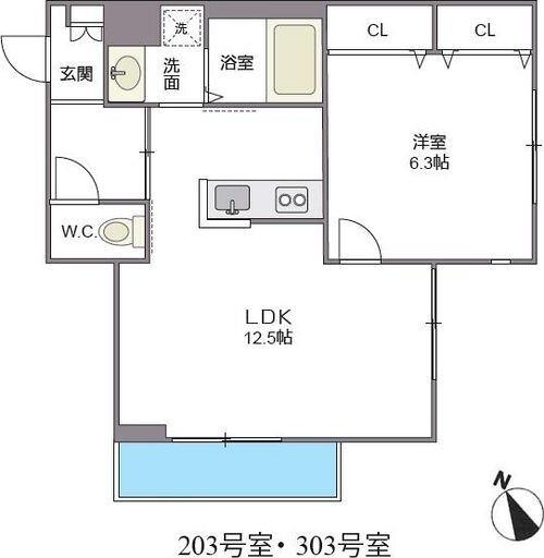 1LDK貸マンションです！