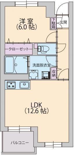 1LDK貸マンションです！