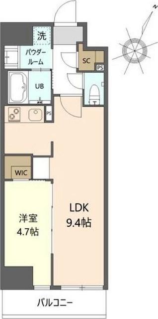 1LDK貸マンションです！