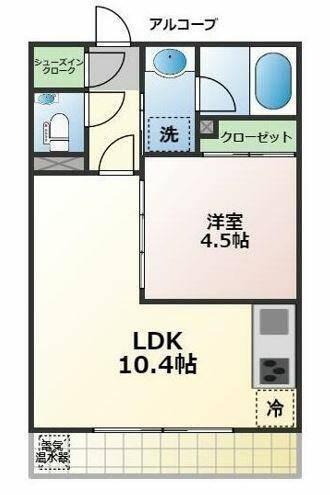1LDK貸マンションです！
