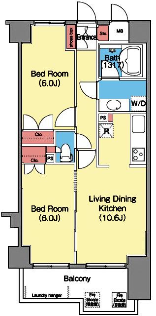 PATH横浜新子安 間取り図画像