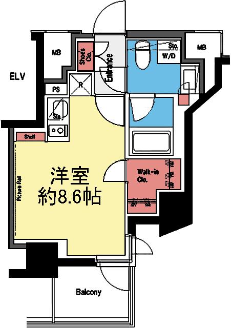 WIC付き1R