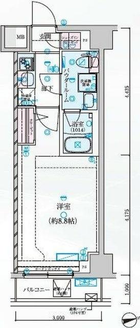 ｃｒｏｓｔｏｎｅ川崎 間取り図画像