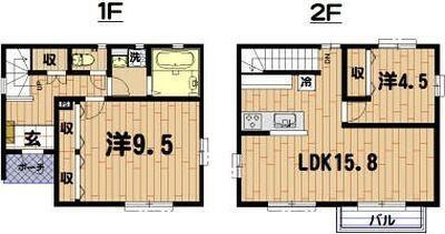 戸塚汲沢戸建 間取り図画像