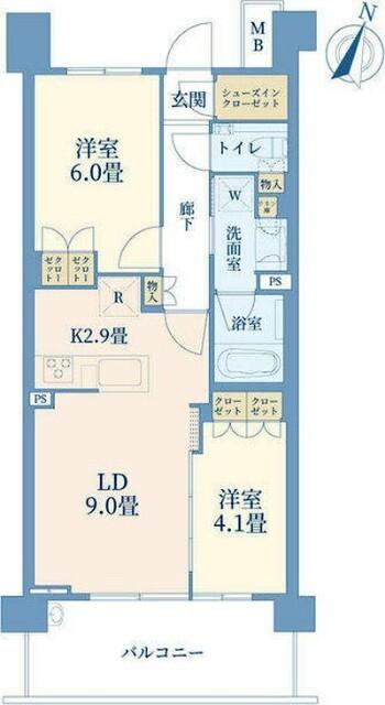 プロミライズ青葉台Ａ−1ブロック 間取り図画像