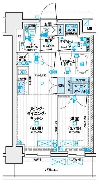 デュオステージ海老名Ⅱ 間取り図画像