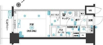 ＺＯＯＭ横濱ＥＡＳＴ 間取り図画像