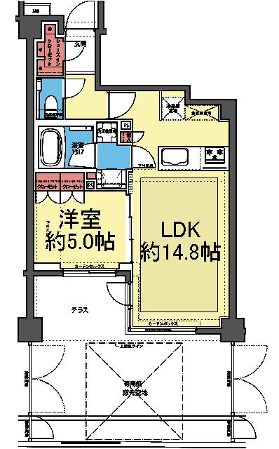 KDXレジデンス横濱紅葉坂 間取り図画像