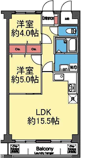 コンフォリアたまプラーザ 間取り図画像