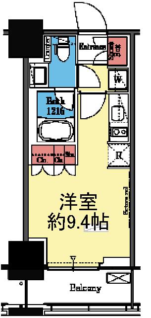 パークアクシス横濱関内SQUARE 間取り図画像