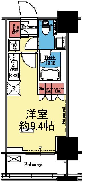 パークアクシス横濱関内SQUARE 間取り図画像