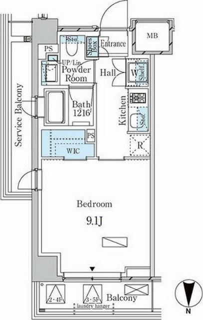 ラティエラ武蔵小杉 間取り図画像