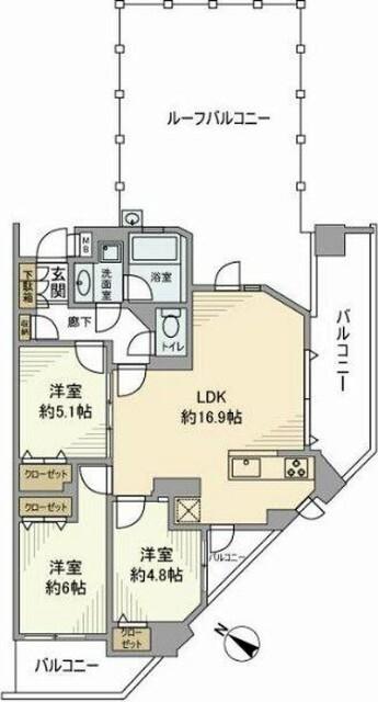 グランエルズ洋光台 間取り図画像