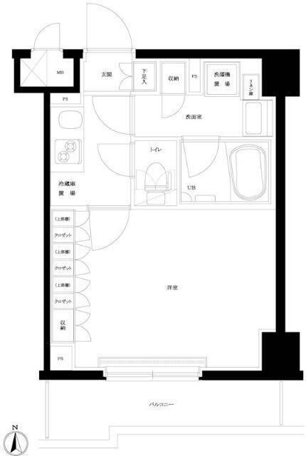 ルーブル武蔵小杉伍番館 間取り図画像