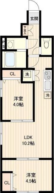 アーバンパーク宮前平ＷＥＳＴ 間取り図画像
