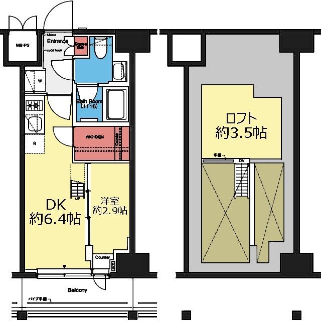 ルフォンプログレ横浜関内 間取り図画像