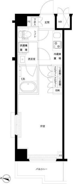 ルーブル武蔵小杉六番館 間取り図画像