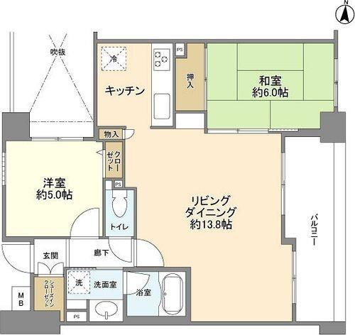ベイヒルズ鶴見豊岡 間取り図画像