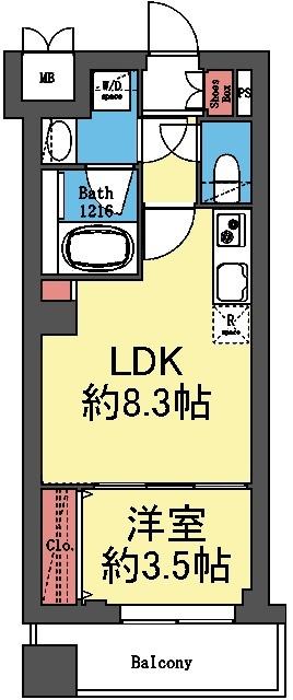 Breeze横浜公園 間取り図画像