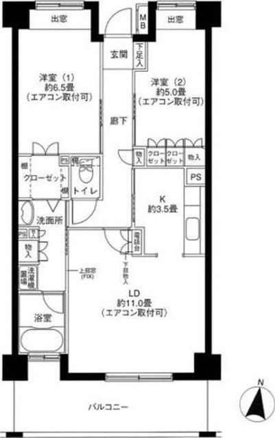 リバーサイド長島 間取り図画像