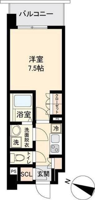 オープンブルーム二子 間取り図画像