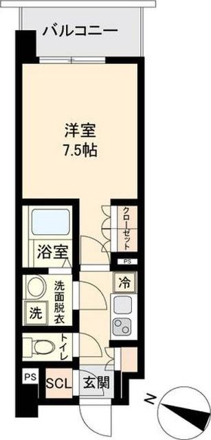 オープンブルーム二子 間取り図画像