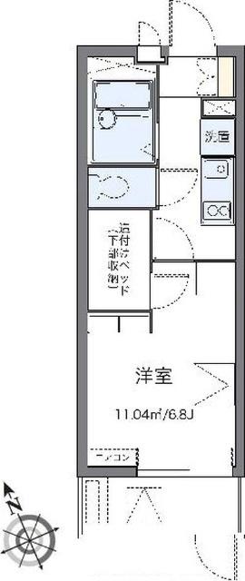 レオパレス片倉大丸 間取り図画像