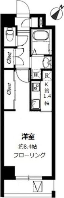 Ｓａｉｎｔ−ＣｌａｉｒＫａｗａｓａｋｉ 間取り図画像