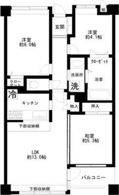 ドメス山下町ベイタワー 間取り図画像