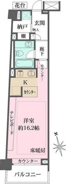 パークハウス江ノ島 間取り図画像