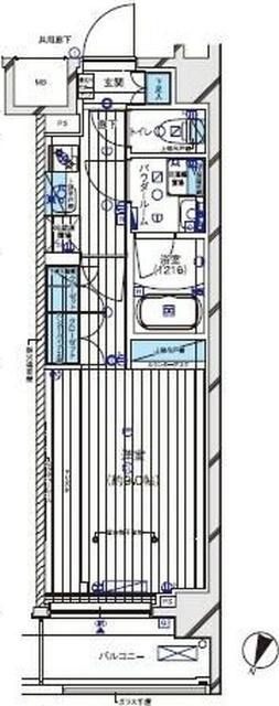メインステージ横濱黄金町 間取り図画像