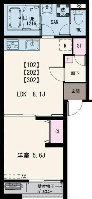 ＭＫＴ伊勢町 間取り図画像