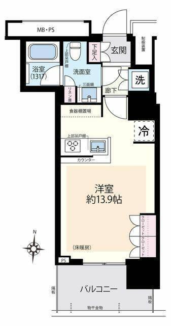 ＴＨＥＴＯＷＥＲ湘南辻堂 間取り図画像
