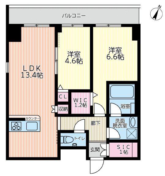 リリィパワーズレジデンス西横浜 間取り図画像