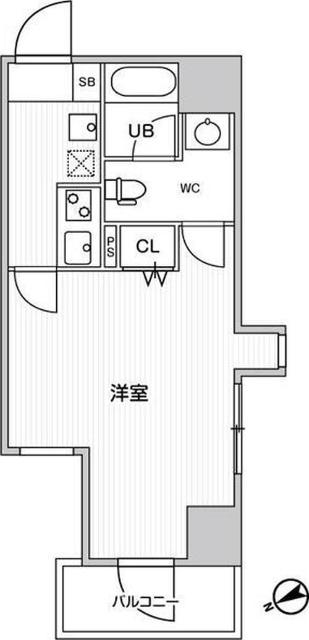 グラシアプレイス川崎駅前 間取り図画像