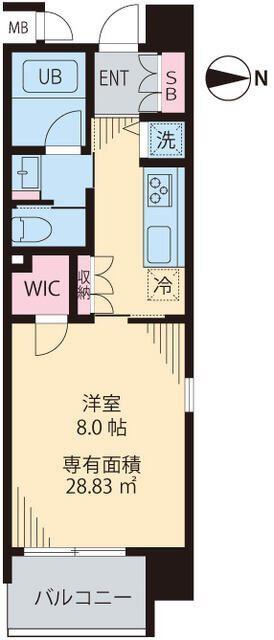 ビイルーム武蔵小杉 間取り図画像