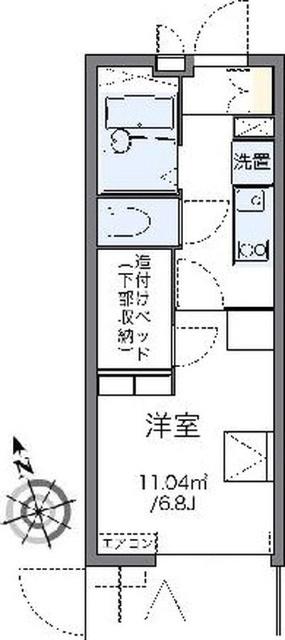 レオパレス生麦駅前 間取り図画像