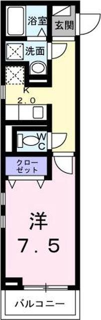 ヴェリーヌ 間取り図画像