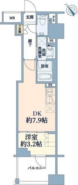 ジオ横浜大通り公園 間取り図画像