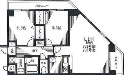 ＨＩＧＨ　ＧＲＯＵＮＤ　ＭＡＮＳＩＯＮ 間取り図画像