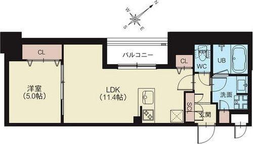 スプランディッド新横浜 間取り図画像