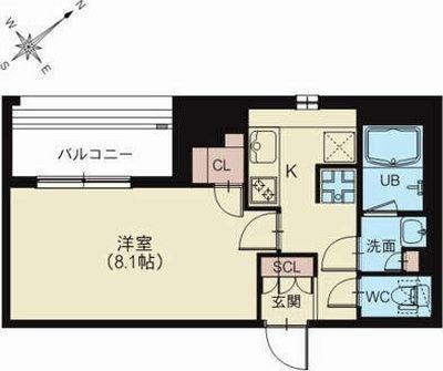 スプランディッド新横浜 間取り図画像
