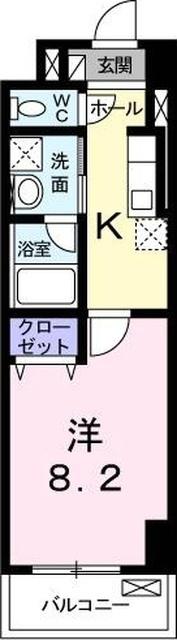 スカイブルーレジデンス横浜 間取り図画像