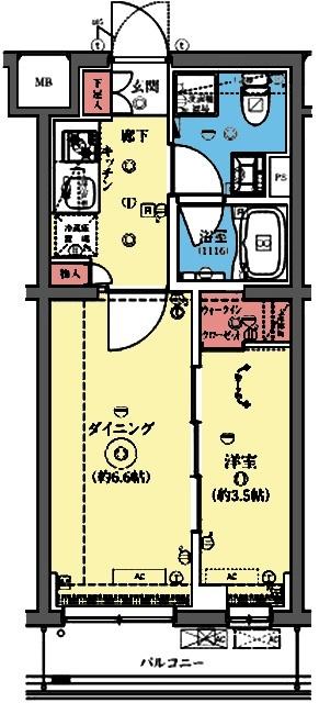 ベルシード野毛山公園 間取り図画像